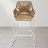 Sgabello in rattan Boho Bali Design - 75 cm - Tale image 7