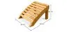 Sgabello in legno per sedia da giardino - Alana image 7