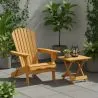 Sedia e tavolo da giardino per esterni - Legno - Alana image 7