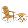Sedia e tavolo da giardino per esterni - Legno - Alana image 7