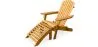 Sedia a sdraio con poggiapiedi - Sedia da giardino in legno - Alana image 7