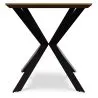 Tavolo da pranzo rettangolare - Industriale Legno e metallo - Danr image 7