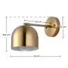  Lampada da Parete - Metallo Dorato - Bleni image 7