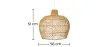 Lampada a Soffitto in Rattan - Lampada a Sospensione stile Boho Bali - Mai image 7