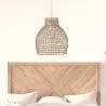 Lampada a soffitto in rattan - Lampada a sospensione in stile Boho Bali - Lan image 7