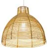 Lampada a soffitto in rattan - Lampada a sospensione in stile Boho Bali - Can image 7
