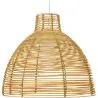 Lampada a soffitto in rattan - Lampada a sospensione in stile Boho Bali - Can image 7