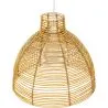 Lampada a soffitto in rattan - Lampada a sospensione in stile Boho Bali - Can image 7