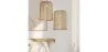 Lampada a soffitto in rattan - Lampada a sospensione stile Boho Bali - Lian image 7
