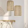 Lampada a soffitto in rattan - Lampada a sospensione stile Boho Bali - Lian image 7