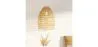 Lampada da soffitto in rattan - Lampada a sospensione in stile Boho Bali - 50cm - Puong image 7
