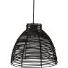 Lampada a soffitto in rattan nero - Lampada a sospensione in stile Boho Bali - Gian image 7