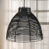 Lampada a soffitto in rattan nero - Lampada a sospensione in stile Boho Bali - Gian image 7