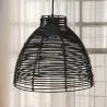 Lampada a soffitto in rattan nero - Lampada a sospensione in stile Boho Bali - Gian image 7