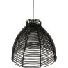 Lampada a soffitto in rattan nero - Lampada a sospensione in stile Boho Bali - Gian image 7