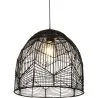 Lampada a Sospensione in Rattan Nero - stile Boho Bali - Le image 7