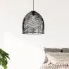 Lampada a Sospensione in Rattan Nero - stile Boho Bali - Le image 7