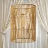 Lampada da soffitto in rattan - Lampada a sospensione di stile Boho Bali - An image 7
