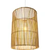 Lampada da soffitto in rattan - Lampada a sospensione di stile Boho Bali - An image 7