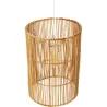 Lampada da soffitto in rattan - Lampada a sospensione di stile Boho Bali - An image 7