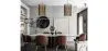 Lampada da soffitto in rattan - Lampada a sospensione di stile Boho Bali - An image 7