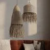 Lampada a soffitto in rafia - Lampada a sospensione stile Boho Bali - Lanui image 7