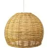 Lampada a soffitto in rattan - Lampada a sospensione in stile Boho Bali - Paon image 7