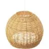 Lampada a soffitto in rattan - Lampada a sospensione in stile Boho Bali - Paon image 7