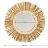  Specchio da Parete - Rotondo Boho Bali (60 cm) - Loi image 7