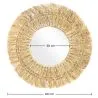  Specchio da Parete - Rotondo Boho Bali (60 cm) - Ais image 7