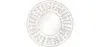  Specchio da Parete - Rotondo Bianco Boho Bali (60 cm) - Lenai image 7