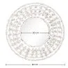  Specchio da Parete - Rotondo Bianco Boho Bali (60 cm) - Lenai image 7