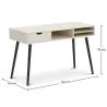 Scrivania in Legno - Stile Scandinavo - Beckett + Sedia da Pranzo - Stylix image 7