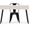 Scrivania in Legno - Stile Scandinavo - Beckett + Sedia da Pranzo - Stylix image 7