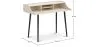 Scrivania in Legno - Stile Scandinavo - Torkel + Sedia da Ufficio di Design - Joan image 7