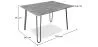 Set Scrivania - Stile Industriale 120cm - Hairpin + Sedia da Pranzo - Stylix image 7