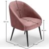 Poltrona di Design - Rivestita in velluto - Wasda image 7