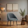 Poltrona di Design - Rivestita in velluto - Wasda image 7