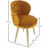 Poltrona di design - Rivestita in velluto - Yuna image 7
