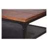 Coffee table vintage industriale metallo image 7