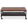 Coffee table vintage industriale metallo image 7