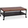 Coffee table vintage industriale metallo image 7