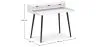 Set Scrivania in Legno - Stile Scandinavo - Thora + Sedia da Pranzo - Stile Scandinavo - Denisse image 7