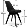 Set Scrivania in Legno - Stile Scandinavo - Thora + Sedia da Pranzo - Stile Scandinavo - Denisse image 7