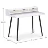 Set Scrivania in Legno - Stile Scandinavo - Thora + Sedia da Pranzo - Stile Scandinavo - Denisse image 7