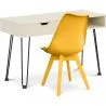 Set Scrivania in Legno - Stile Scandinavo - Andor + Sedia da Pranzo - Stile Scandinavo - Denisse image 7
