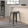 Sgabello da bar - Design industriale - 60cm - Nuova edizione - Stylix image 7