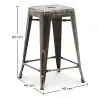 Sgabello da bar - Design industriale - 60cm - Nuova edizione - Stylix image 7