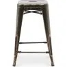 Sgabello da bar - Design industriale - 60cm - Nuova edizione - Stylix image 7