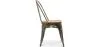 Sedia da pranzo - Design industriale - Acciaio e legno - Nuova edizione - Stylix image 7